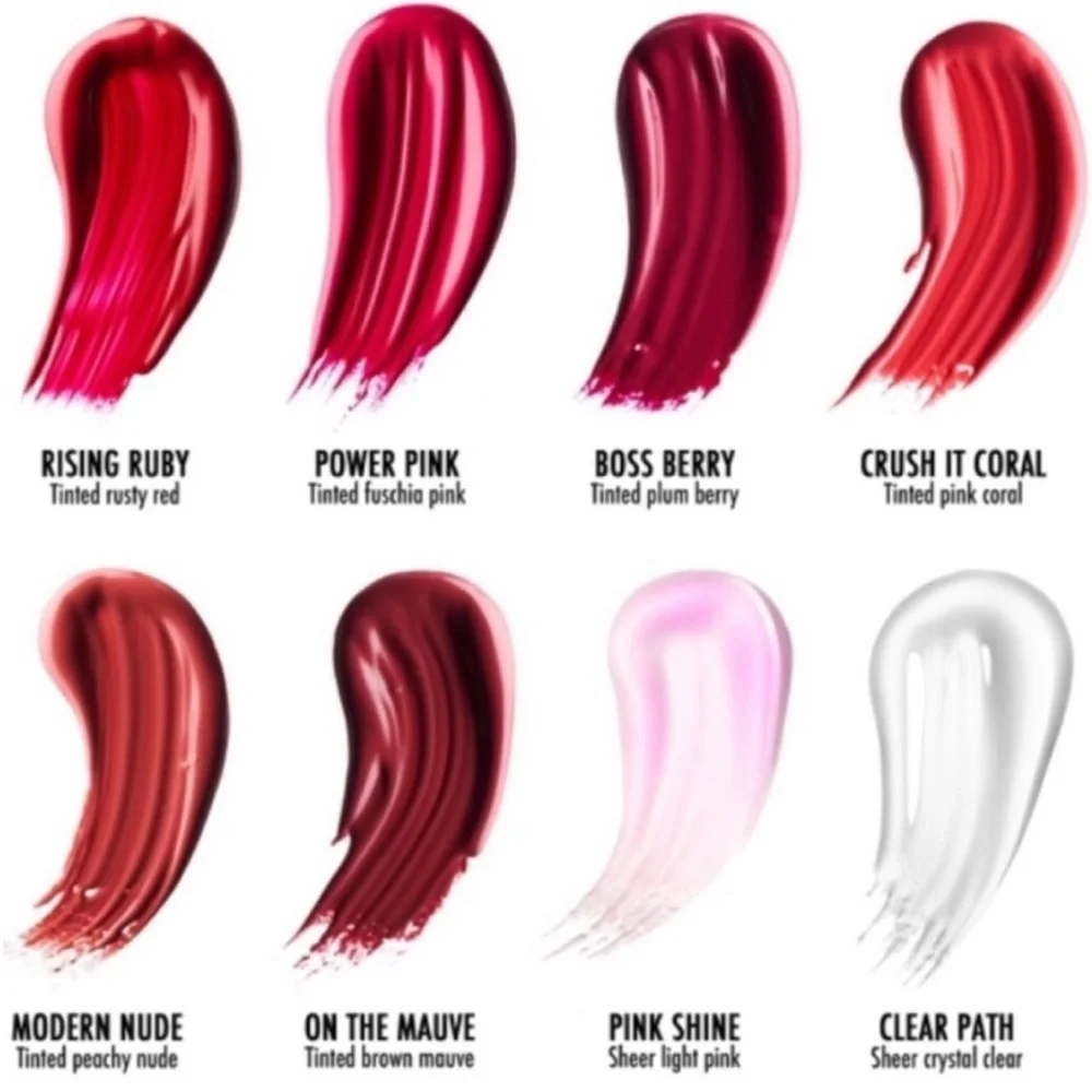 YENSA Super 8 Lip Oil in Pink Shine - Sheer Light Pink  0.23 fl oz / 6.8 ml